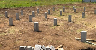 Фундамент на забивных жб сваях под ключ в Вязниках - фундамент из забивных железобетонных свай цена от 3117 руб/м2